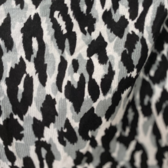 Sweet Romeo Open Front Cardigan Leopard Print NWT - Picture 6 of 8